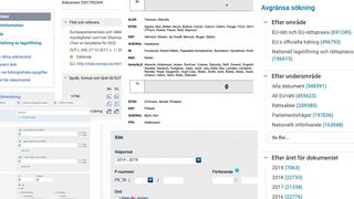 Bilden är ett kollage av de olika sajter som Europaportalen använt för att hitta uppgifter om nya EU-lagar och omröstningsresultat. Bilden är ett kollage av de olika sajter som Europaportalen använt för att hitta uppgifter om nya EU-lagar och omröstningsresultat.