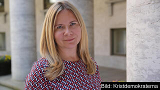 Sofia Damm (KD) hoppas att Kristdemokraterna får sitta vid EU:s förhandlingsbord efter valet. Sofia Damm (KD) hoppas att Kristdemokraterna får sitta vid EU:s förhandlingsbord efter valet.