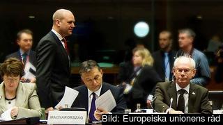 Herman Van Rompuy, till höger, leder veckans EU-toppmöte i Bryssel. Arkivbild. Herman Van Rompuy, till höger, leder veckans EU-toppmöte i Bryssel. Arkivbild.
