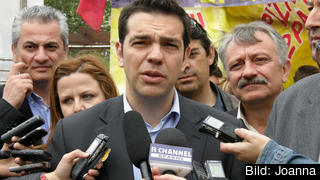 Syrizas partiledare Alexis Tsipras.
