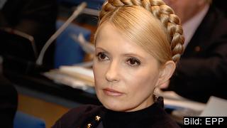 Den ukrainska oppositionspolitikern Julia Tymosjenko avtjänar sedan 2011 ett sjuårigt fängelsestraff för maktmissbruk. Arkivbild